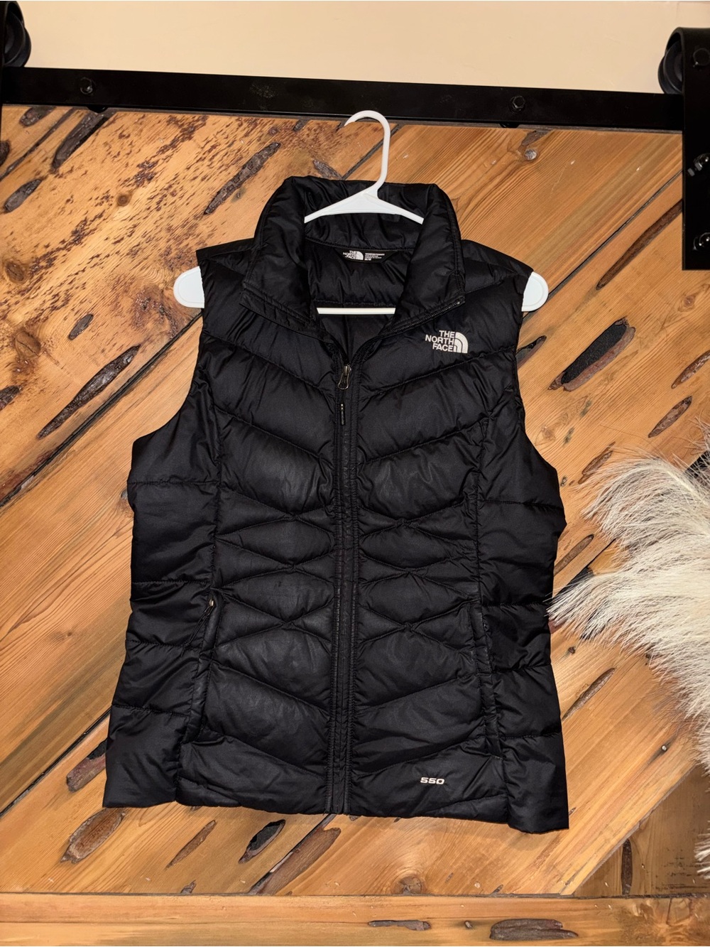 The North Face 550 Black Quilted Puffer Jacket